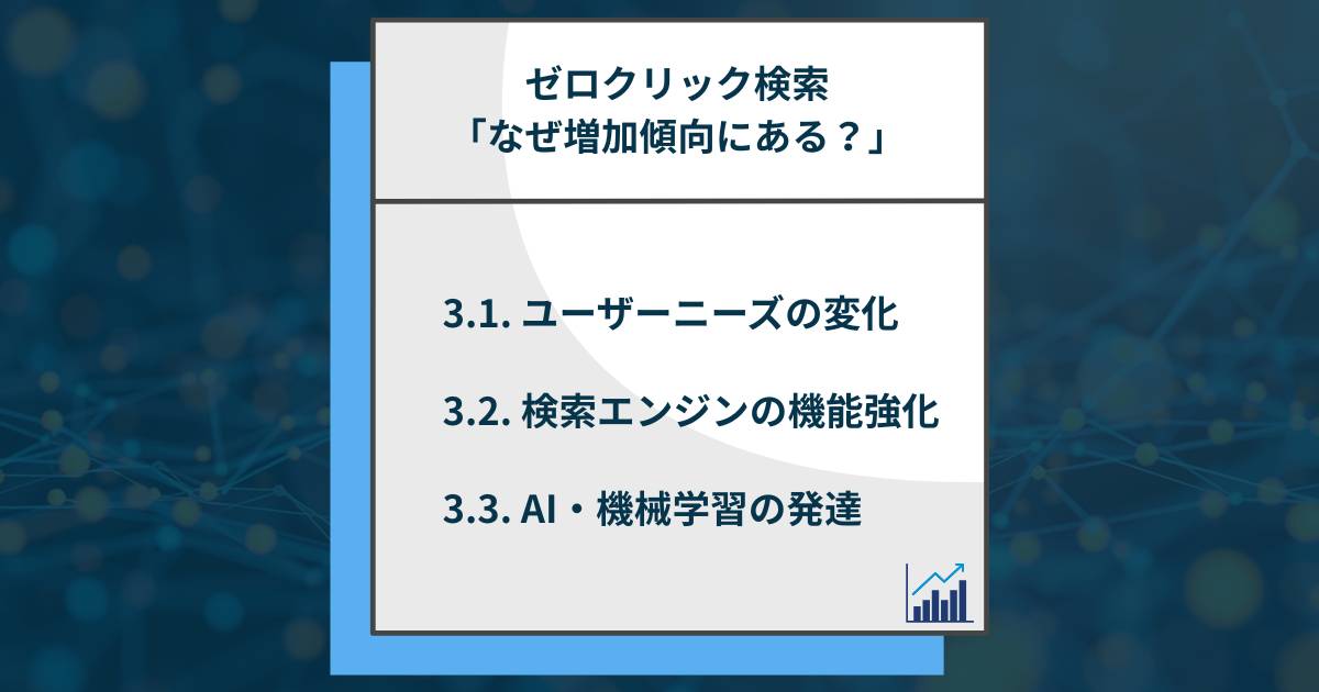なぜゼロクリック検索が増加しているのか？